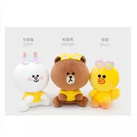 BONEKA LINE CONY BROWN GEDE JUMBO BESAR 50CM IMPORT KUALITAS BAGUS