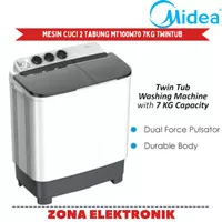 Midea Mesin Cuci 2 Tabung 7KG MT100W70 Twintub Washing Machine