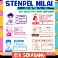 Stempel Nilai Guru / Penilaian / Koreksi / Checked / Reward