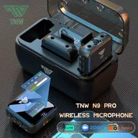 TNW N9 Pro Wireless Microphone Clip On Mic Hp dan Kamera Live Vlog