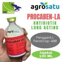 Procaben LA Pengganti Penstrep 400 Injeksi Antibiotik Hewan 100 ml