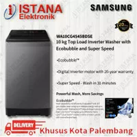 SAMSUNG MESIN CUCI 1 TABUNG TOP LOADING 10 KG INVERTER WA10CG4545BDSE