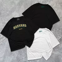 Garaf Oversize Kaos HARVARD T-Shirt Cowok Premium Kaos BigSize