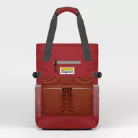 Osgood - Maps Tas Jinjing Laptop Backpack Tote Bag - Red