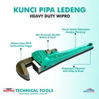 Kunci Pipa Wipro Heavy Duty uk 8'' 10'' 12'' 14'' 18'' 24'' 36'' 48''