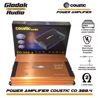 Coustic audio CO388.4 Chenel Mosfet Power amplifier mobil