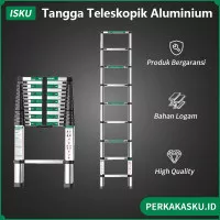 ISKU Tangga Lipat Aluminium Teleskopik Single Double Ladder Telescopic