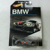Hot Wheels BMW Z4 M. Card Exclusive Walmart BMW Series 2015. Abu-abu.