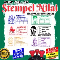 Stempel Nilai Guru / Penilaian / Koreksi / Checked / Reward