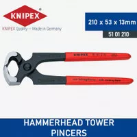 Tang Gegep Kakaktua KNIPEX 51 01 210 Hammerhead Tower Pincers 