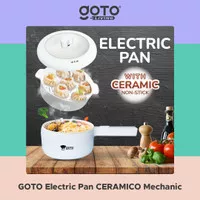 Goto Ceramico Panci Listrik Fry Pan Electric Cooker Keramik Serbaguna