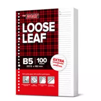 Loose Leaf Bigboss / Isi Binder Ukuran B5 Isi 100 Lembar Bergaris