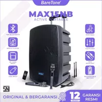 Speaker aktif portable baretone max15nb max 15 nb 800 watt original 