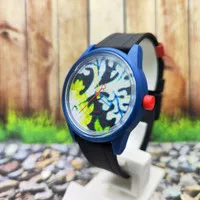 Jam Tangan Pria Q&Q QnQ Smile Solar Hitam RP00J028Y Custom Original