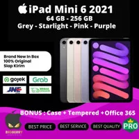iPad Mini 6 2021 8.3" 64GB 256GB Wifi Cell Gray Purple Starlight Pink