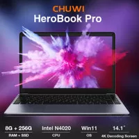 HeroBook Pro laptop CHUWI 14.1 inci, [garansi 1 tahun] 8G + 256G