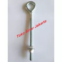 Gantungan Gantung Kait Cantolan Roofing Hook Bolt Baut Mur Ring 10 mm