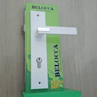 BELOCCA Handle Kunci pintu rumah Besar WHITE Putih FE302 Stainless