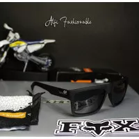Kacamata FOX Hitam Pria Polarized Sport Outdor UV400 FX