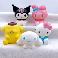 Squishy sanrio mainan boneka karakter lucu stress relieve toys