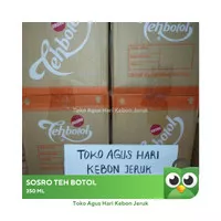 TEH BOTOL SOSRO 350 ML, 1 dus isi 12 botol teh kemasan