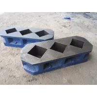 Tre gang Cetakan Kubus Beton 5X5X5 Bahan Besi