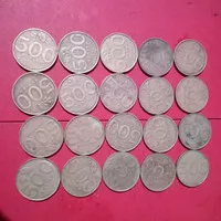 Uang logam Indonesia Rp 500 Melati kecil koleksi koin kuno TP1sf