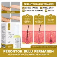 Kondang Hair Removal Spray 30ml Penghilang Bulu Efektif Gapake Ribet