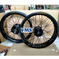 velg set supermoto KLX crf 150 wr 155 tromol cnc velg Takasago Exel