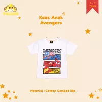 KAOS ANAK LAKI AVENGERS TEAM 1-7 TAHUN BAJU ANAK LAKI TERLARIS