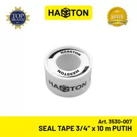 Hasston Seal Tape 3/4"x10m Putih / Seltip Pipa (3530-007)