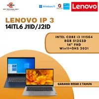 LENOVO IP 3 14ITL6-J2ID Core i3 1115G4 8GB 512GBSSD 14"FHD TN W11H+OHS