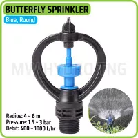 Alat Penyiram Taman Model Kupu Kupu Biru / Blue Butterfly Sprinkler