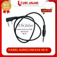 KABEL SURECOM 628 46-K UNTUK HT KENWOOD THK20A BAOFENG UV5R