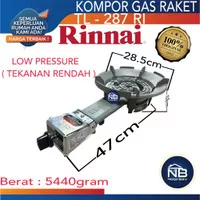 Rinnai Kompor Gas 1 Tungku Kompor Komersil Kompor Mawar Rinai TL 287