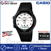 CASIO AW-90H-7BVDF - Jam Tangan Unisex Karet Hitam AW-90H-7B AW90H