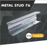 Metal stud 76 / Rangka Partisi / Rangka Gypsum / Rangka Galvalum 0,4mm