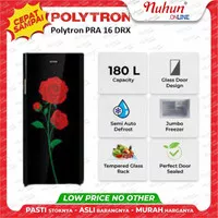 POLYTRON Kulkas 1 Pintu Belleza Varia 160 liter PRA 16DRX