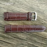 Stuhrling Genuine Leather Strap Jam Tangan 22mm Brown