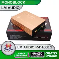 POWER MONOBLOCK LM AUDIO R D1000.1 / POWER AMPLIFIER LM AUDIO R D1000