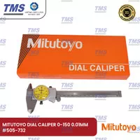 Sigmat Jarum Jangka Sorong Mitutoyo Dial Caliper 0 150 MM #505-732