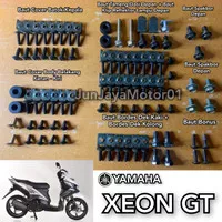 Baut Baud Full Set Body Bodi Yamaha Xeon Gt 125 2014-2016