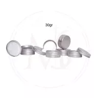 Aluminium Tin Jar / Pot Jar Aluminium 30 gram