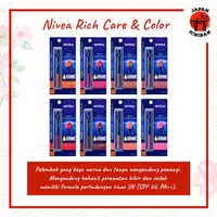 Nivea Rich Care & Color Lip Cream - Nivea Original Japan