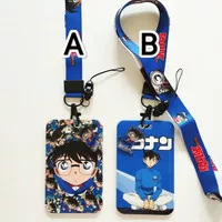 Detective Conan ID Card Holder Lanyard 1 Conan Shinichi Name Tag