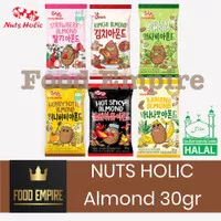 ( 30 gr ) NUTS HOLIC Honey Butter Almond | Snack Kacang Almond Korea