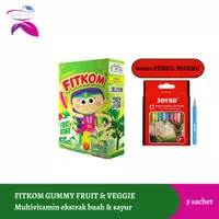 Fitkom Gummy Fruit & Veggie Box @5 Sachet