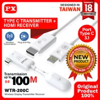 PX WTR-200C USB Type C to HDMI Wireless Video Transmitter Receiver