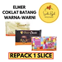 Elmer Coklat Batang Warna Warni REPACK 160 GR BERAT KURANG LEBIH