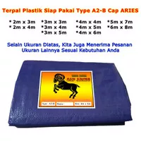 Terpal Jadi A2-B Cap Aries Ukuran 4m x 6m ( Harga / Pcs )